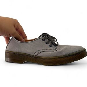 Dr. Martens Men Denim Light Gray Oxford Shoes . Size 7